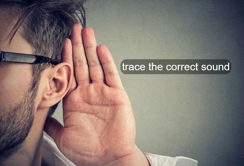 Trace The Correct Sound